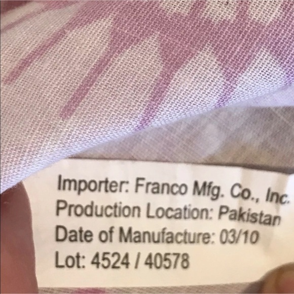 Disney Fairies Tinkerbell Floral Twin Pillowcase - Picture 5 of 5